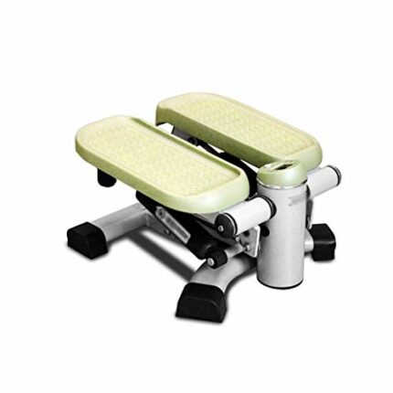 LLRYN Mini Fitness Equipment Stepper, Adjustable Stepper with Resistance Band, Suitable for Office and Home Sports (Color : Vert)