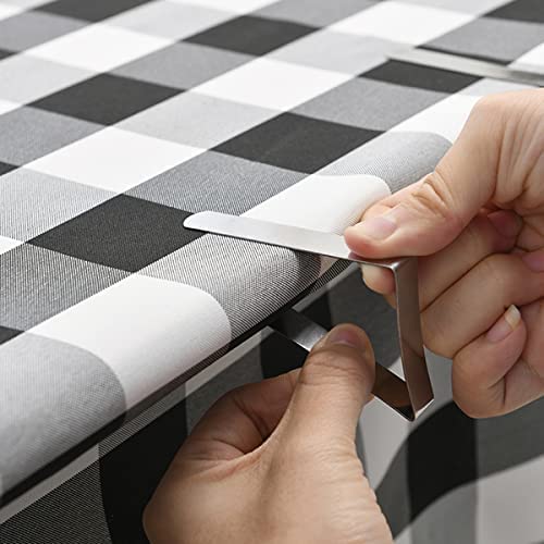 Hiasan Tablecloth Clips 12 Pack Stainless Steel Table Cover Clamps Skirt Clips Table Cloth Holders