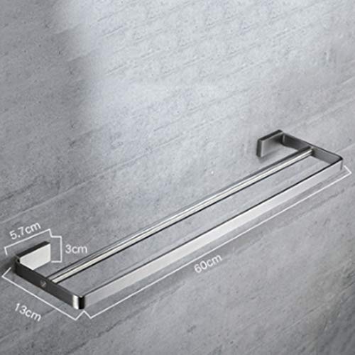 RSOCHS Bathroom Towel Bar Easy Install with Self-Adhesive, Drilling on Walls, Premium Stainless Steel
