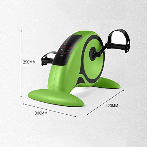 LUNEZY Portable Pedal Exerciser Bike with LCD Display Adjustable Resistance And Easy To Assemble Seated Exerciser Suitable for Home Fitness