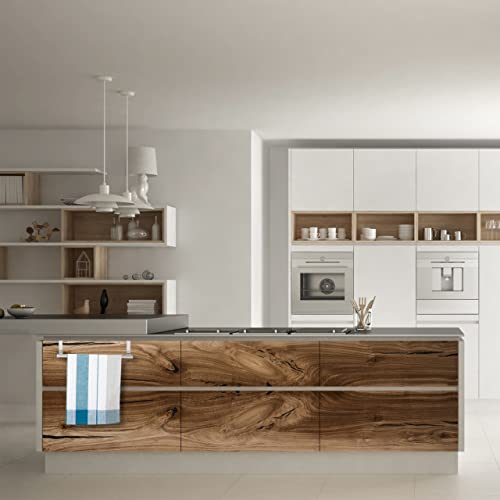 Extensible Removable Towel Rail, Single Rack, No Drilling on Door or Shelf, Max. 40 cm Wide, Stainless Steel, Silver