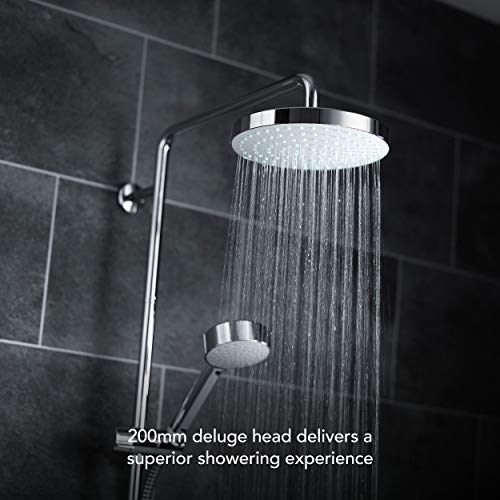Mira Showers Relate Dual Outlet Mixer Shower ERD Mixer Shower Chrome 2.1878.002