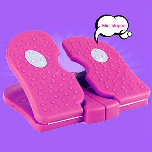 Foot Stepper Exercise Machine, Mini Stepper Trainer for Fitness Stovepipe, Leg Exercisers Peddle,Mute Folding Under-Desk Leg Workout Trainer for