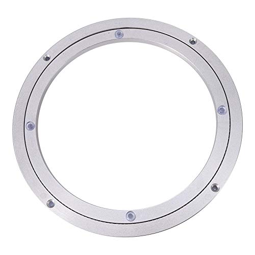 Heavy Duty Aluminium Alloy Rotating Bearing Lazy Susan Turntable Round Dining Table Smooth Swivel Plate(6 inch)