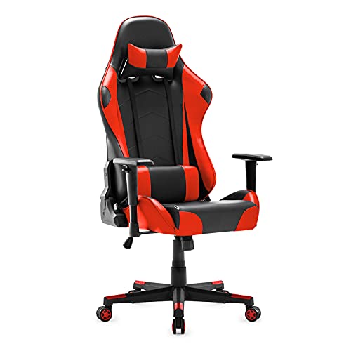 IntimaTe WM Heart Gaming Chair,Ergonomic Racing Chair,Adjustable High Back PC Gaming Chair with Arms and Back Support,Swivel Leather Desk Chair w