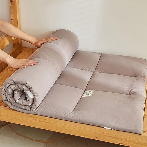 Mattress topper Folding Soft Mattress Bedding Single Double Foldable Mattress Student Mattress Cool Breathable Fluffy Soft Mattress (Color : A, S