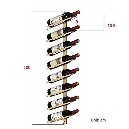 KEppd Wine Rack Wall Mounted - Wall Mounted Wine Rack, Modern Decorative Wall Mounted Wine Bottle Holder for Bathroom Towels, Wash Clothes Kitche
