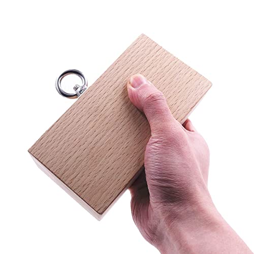 Lights Mountain Wooden Pinch Block Grip Hand Grip Workout Climbing Power Grips Forearm Finger Exerciser Strength Training Strengthener Equipment