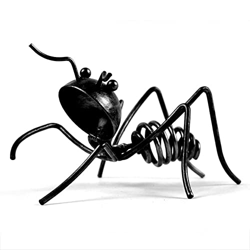 Fantasee - Ant Wine Holder, Stainless Steel Wine Freestanding Rack Bottle Holder Novelty for Gift Kitchen Home Decoration (Black - Ant4)