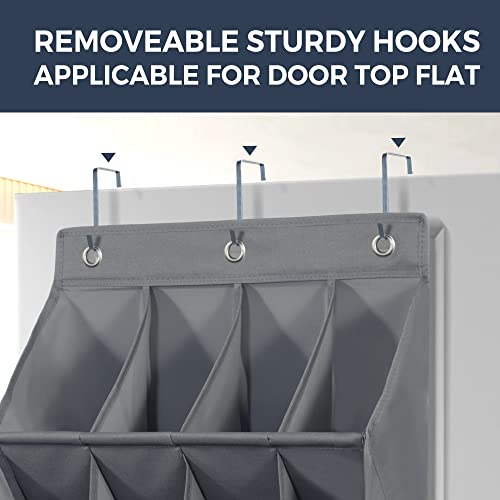 STO STO Over the Door Shoe Organizer, 2 Pack Hanging Shoe Organizer for Closet with 8 Large and 4 Extra Large Deep Pockets, Hanging Shoe Rack for