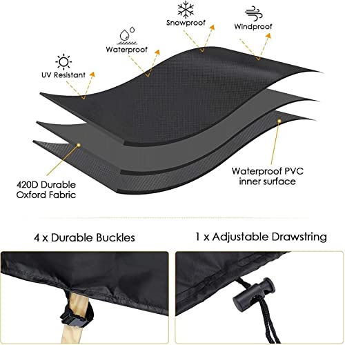 Outdoor Furniture Cover,Waterproof Patio Furniture Covers - Outdoor Garden Sofa Cover Patio Garden Furniture Protection for Most Shapes of Dining