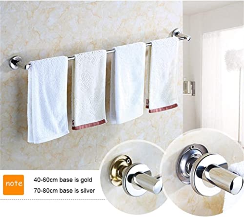 XHALERY Bathroom Bath Towel Bar, Single Towel Rack for Bathroom, Towel Holder Wall Mount Tower Hanger/80Cm