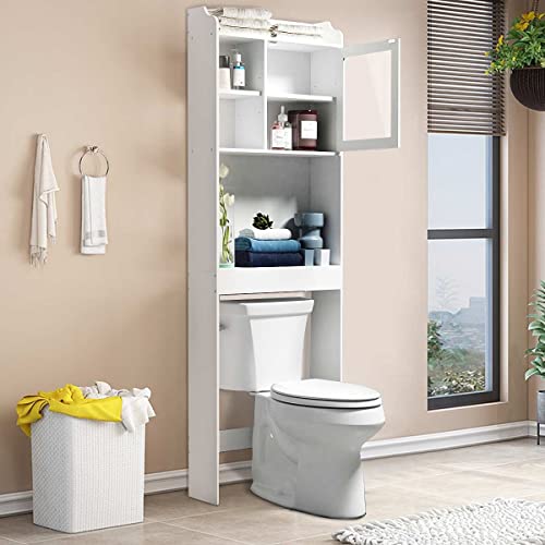 N/A 3-Layer Bathroom Furniture Storage Rack Holder Waterproof Wooden Cabinet Bathroom Accessories Over The Toilet