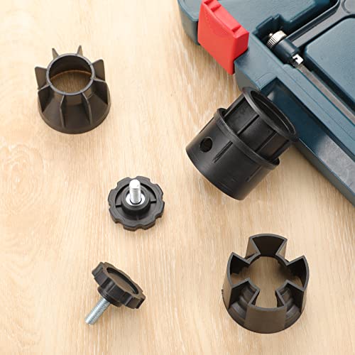 Parasol Base Replacement Screw 2 Pcs Garden Parasol Base Stand Hole Ring Plug Cover 2 Pcs M8 Thread Replacement Hand Knob 1 Pcs Pipe Sleeves, Par