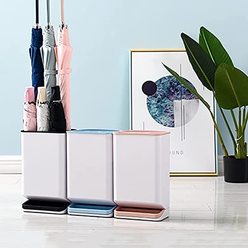 SEYFI Umbrella Stands Rack, Entryway Freestanding Umbrella Holder, Indoor Outdoor Umbrella Holder with Drip Tray, for Long/Short Umbrella Suitabl
