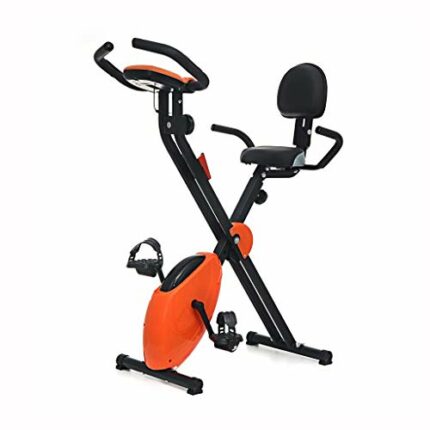 NXYJD Exercise Bike Cardio Bicycle Upright X-Bike Folding Silent Bicycle Cycling Flywheel Fitness Home Training Gym Fitness