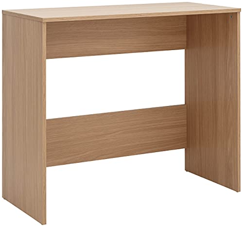 GFW Wooden Office Desk for Home & Office, Wood, Grey, 39.6 x 90 x 76.5 cm