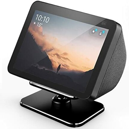 YEZRO ECH0 SH0W 8 Stand - Metal Adjustable Stand for ECH0 SH0W 8(1st Gen&2nd Gen) - Aluminum Tilt + 360 Degree Swivel Magnetic Table Holder Compa