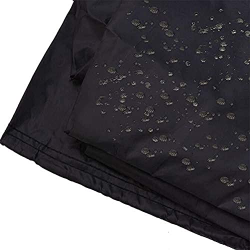 Garden Mile Outdoor Furniture Cover - L132 x W66 x H109cm Black Furniture Cover BBQ Cover Outdoor Storage Waterproof Garden Furniture Cover Barbe