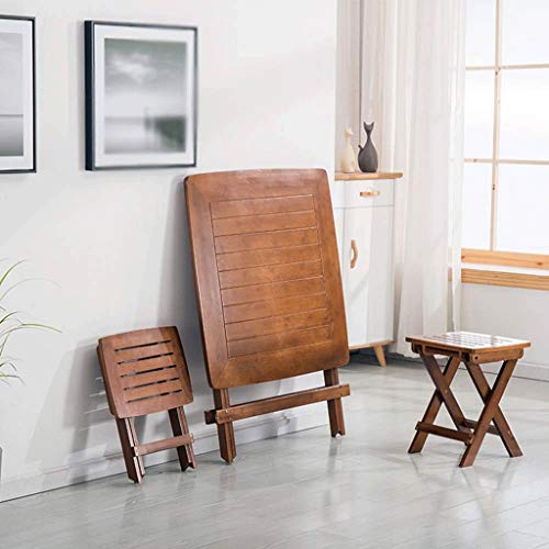 LXXSH Folding Table-Simple Setup Short Folding Table, Portable Outdoor Dining Table Home Square Children's Study Table Leisure Folding Table