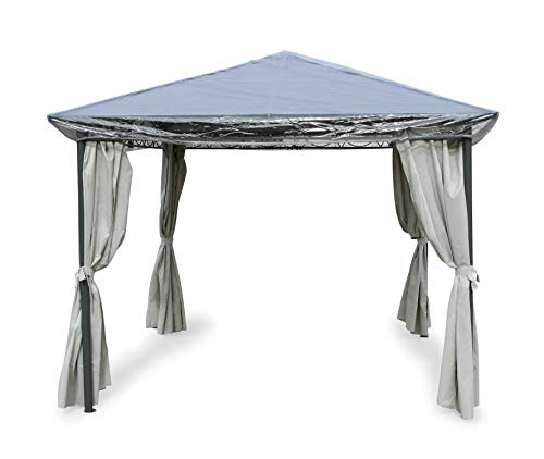 GRASEKAMP Qualität seit 1972 Protective Cover for Gazebo Tarpaulin Rain Cover 3 x 4 m