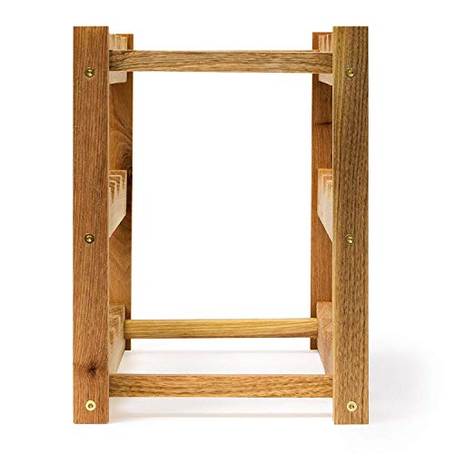 PIBM Fashion Creative Wine Rack Tabletop Wine Storage Rack, Countertop Display Wine Holder, Wine Bottle Organizer with Three Shelves for 12 Bottl