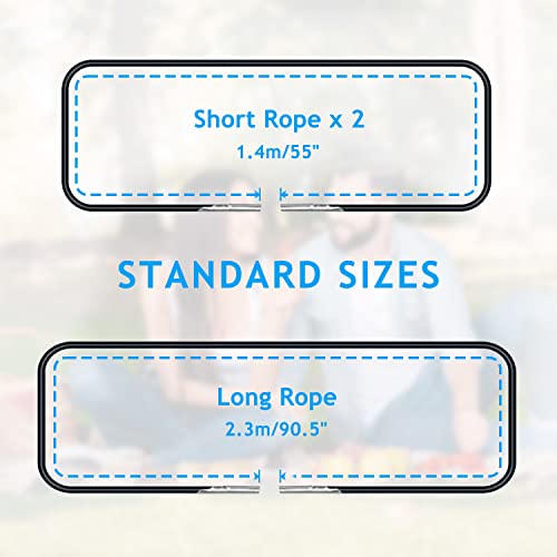 Ostlttyn Zero Gravity Chair Replacement Cord, 4 Cord Universal Replacement Bungee Cord Laces for Antigravity Chair Sun Lounger, Lounge Recliners,