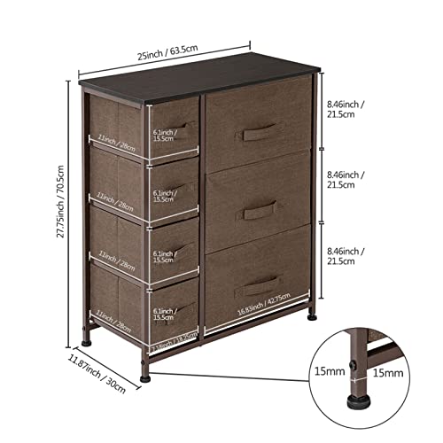 FGHOEV Folding Storage Cabinet Non-woven Fabric Closet Multi-layer Drawer Bedroom Furniture Bedroom Furniture Clothing Organizer