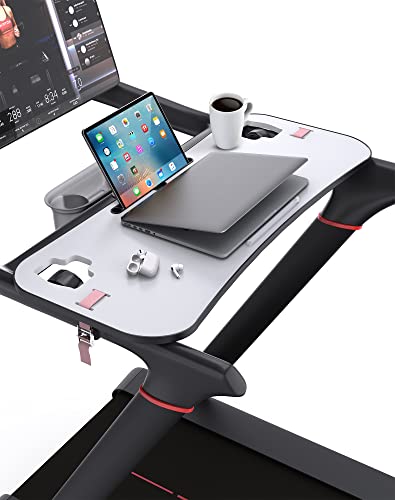 Qsxou Treadmill Desk Attachment Laptop Stand for Treadmill Accessories Designed for New Peloton Tread