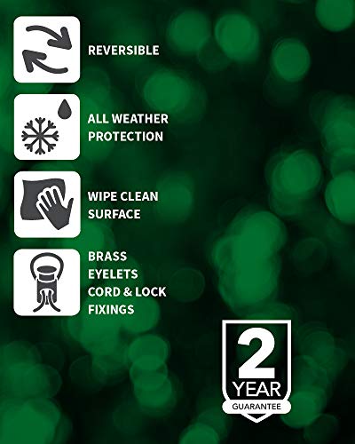 Bosmere Protector 2000 | Extra Large Parasol Garden Umbrella Cover | L 235cm circ.130cm | Waterproof, Wipe Clean, Heavy Duty | 2 Year Guarantee |