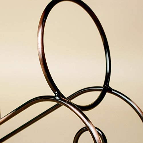 NEOCHY Retro Style Bronze Wine Holder Maple Leaf Wine Rack Holder Pretty Ornaments Home Accessories Barware