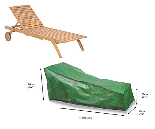 Bosmere Protector 2000 | Sun Lounger Cover | L 175cm W 76cm H 76cm | Waterproof, Wipe Clean, Heavy Duty | 2 Year Guarantee | P365