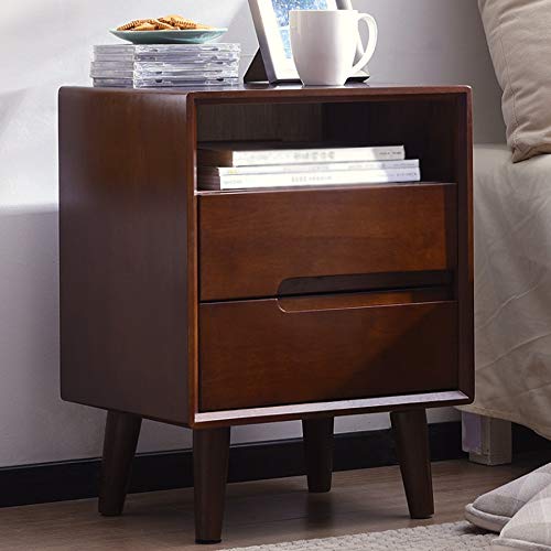 JYDQM All Solid Wood Bedside Cabinet, Bedside Cabinet, Economical Bedroom Simple Locker