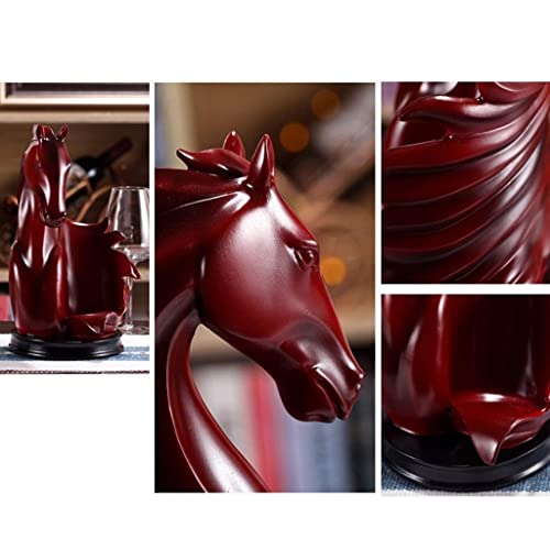 NEOCHY Resin Wine Bottle Stand, Creative Wine Rack Single Bottle Tabletop Holder for Home Decor Crafts Ornaments