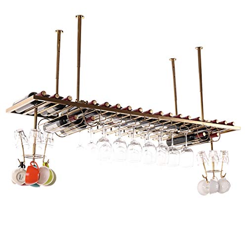 Stylish Simplicity Down Wine Rack Simple Style Retro Wrought Iron Metal Multi-Function Living Room Display Wine Rack Home Goblet Rack - Restauran