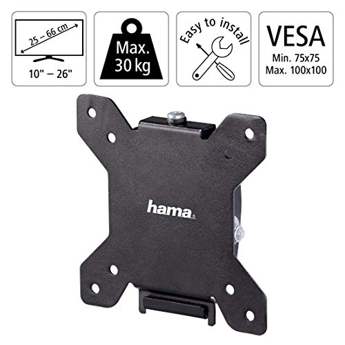 Hama 26-Inch Motion Wall Bracket for TV - Black