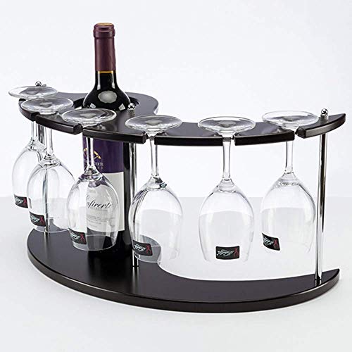 PIBM Stylish Simplicity Wine Racks Free Standing Wine Racks,Solid Wood Creative Wine Cabinet Decoration,Living Room Restaurant Kitchen Home Pract