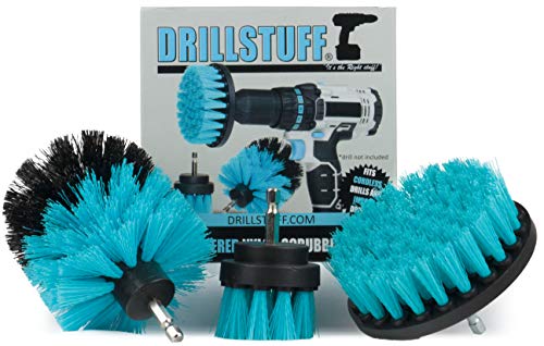 Cleaning Supplies - Bathroom Accessories - Drill Brush - Shower Cleaner - Tile - Bathtub - Bath Mat - Sink - Shower Door - Grout Cleaner - Basebo