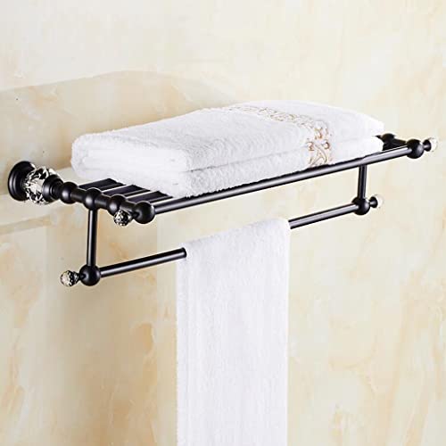 HIGOH Towel Racks, Bathroom Towel Rack Wall Mounted Towel Holder,Brasscrystal Bathroom Accessories,Bath Hardware Towel Rack,Towel Bar Holder