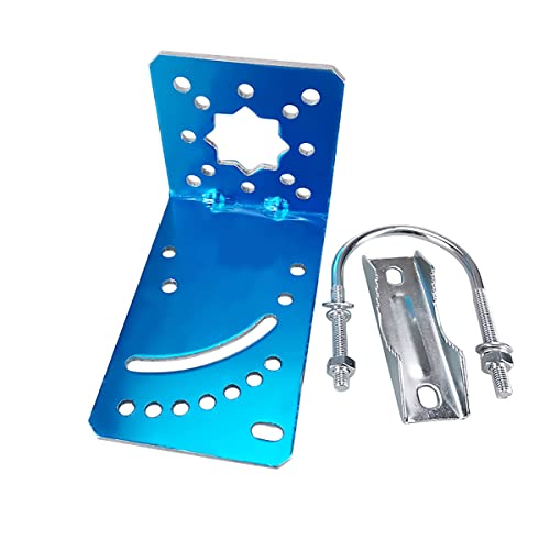 Hsthe Sea Pole Mount Bracket Outside Home Antenna Holder Antenna Pole Mount Kits Wireless bridge network card L-shaped fixing bracket