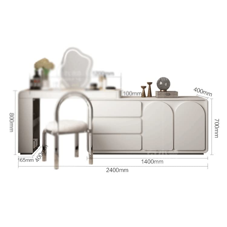 KJHD Bedroom Dressing Table Makeup Makeup Stool Makeup Table Small Dressing Table
