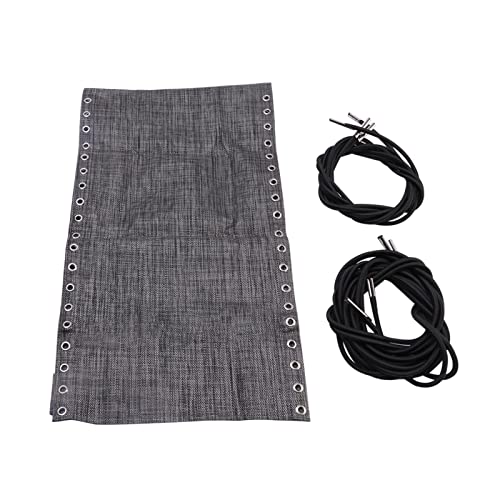 Kisbeibi Zero-Gravity Chair Replacement Fabric,63" x 17" Recliner Mesh Canvas,Lounge Chair Fabric with Ropes,an-ti-Gravity Folding Lounge Repair