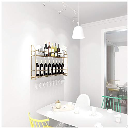 Metal Black Wall-Mounted Wine Glass Holder Stylish Simplicity Industrial Stylish Simplicity Champagne Glass Wine Glass Goblet Holder Bracket Red