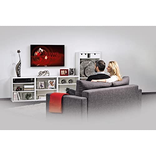 Hama 96099 Fix L TV Wall Mount for 19 to 48 Inch Televisions, Maximum Load 60 kg VESA 200 x 200, Black