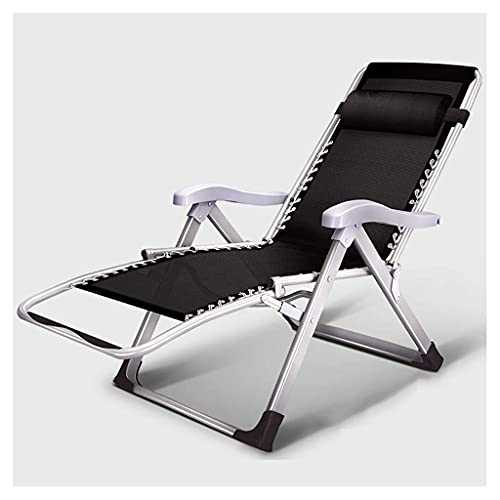 Sywlwxkq Folding Reclining Chairs, Lounger Deck Chairs, Beach Chairs, Sun Lounger, Zero Gravity Chairs, Super Width 66 CM, Beach Patio Garden Cam
