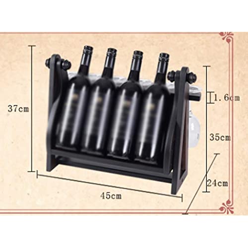 NEOCHY Solid Wine Rack, Creative European Style Wine Rack Wine Glass Stemware Rack