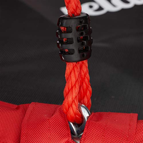 Relaxdays Outdoor Nest Swing for Kids & Adults, 110 cm, for Up To 100 kg, Round Swing, Red