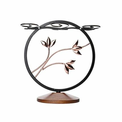 ZYZMH Stemware Drying Rack Retro Glass Wrought Iron Detachable Bars Champagne Kitchen Storage Holder Cup Wine rack
