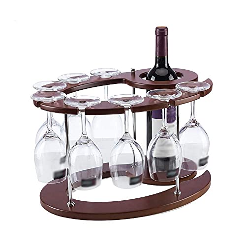 NEOCHY Original Wine Rack, Creative European Grape Solid Wine Rack Wine Glass Rack Upside Down Wine Cabinet Decoration
