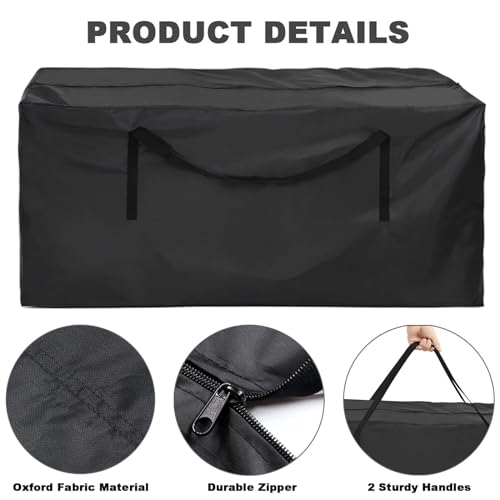 Runup Garden Furniture Cushion Storage Bag, Cushion Bag, Cushion Bags Storage with Handle, Garden Cushion Bag for Outdoor Garden, Lawn, Camping C